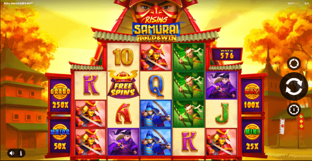 Rising Samurai Hold & Win online slot