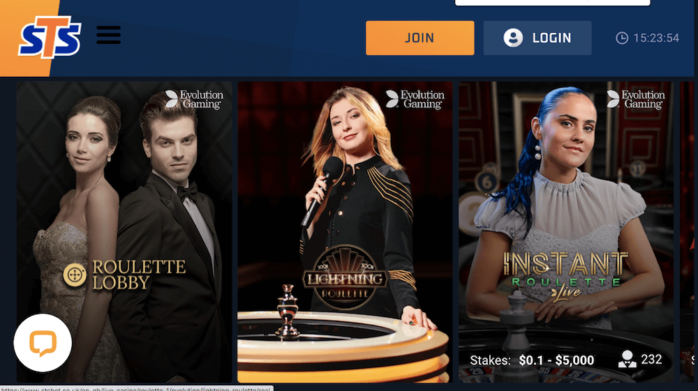 sts casino uk live casino