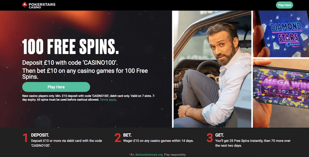 poker stars free spins