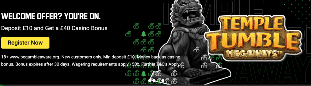 Unibet Welcome Offer = £40