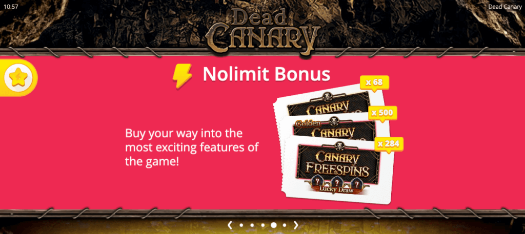 Nolimit Bonus buy feature