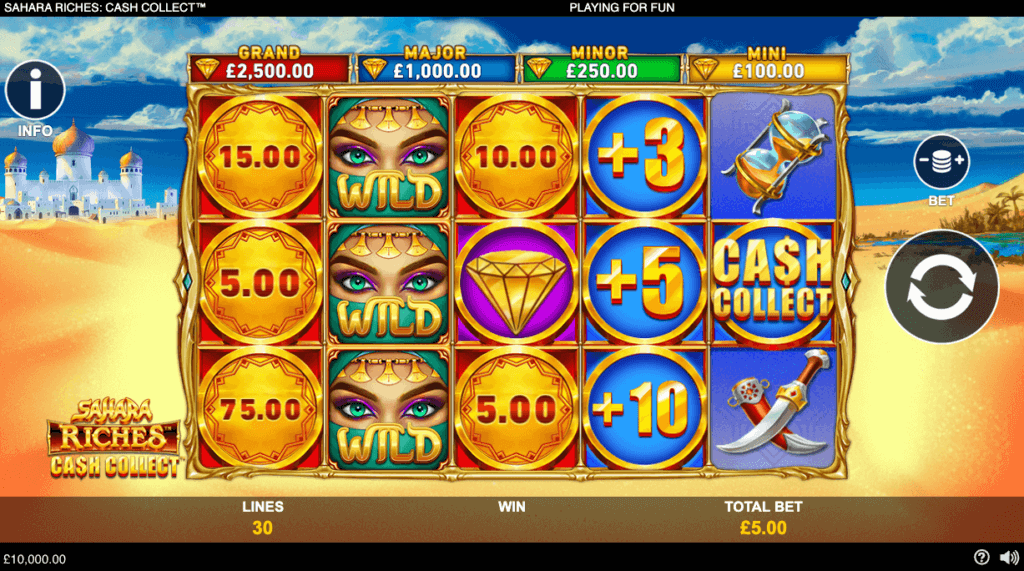 Sahara Riches Cash Collect