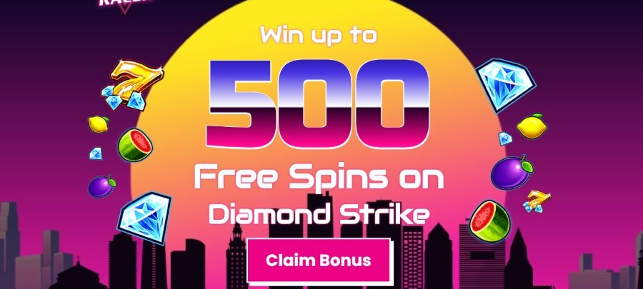 Slots Racer welcome bonus UK