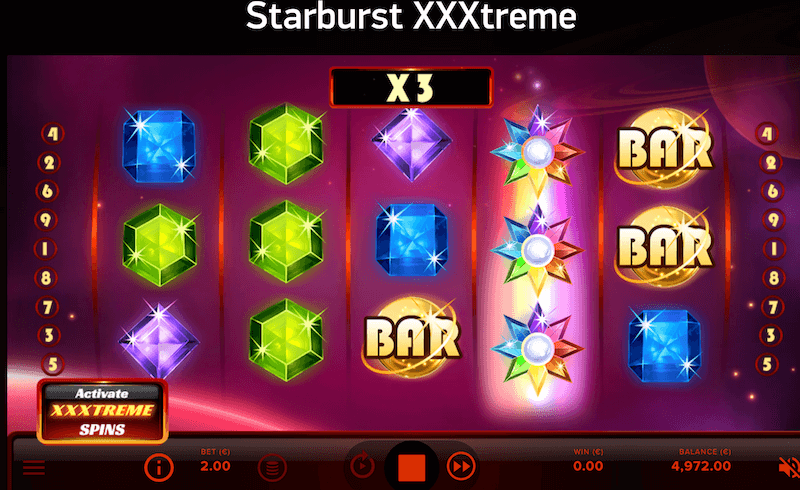 Starburst XXXtreme - multiplier
