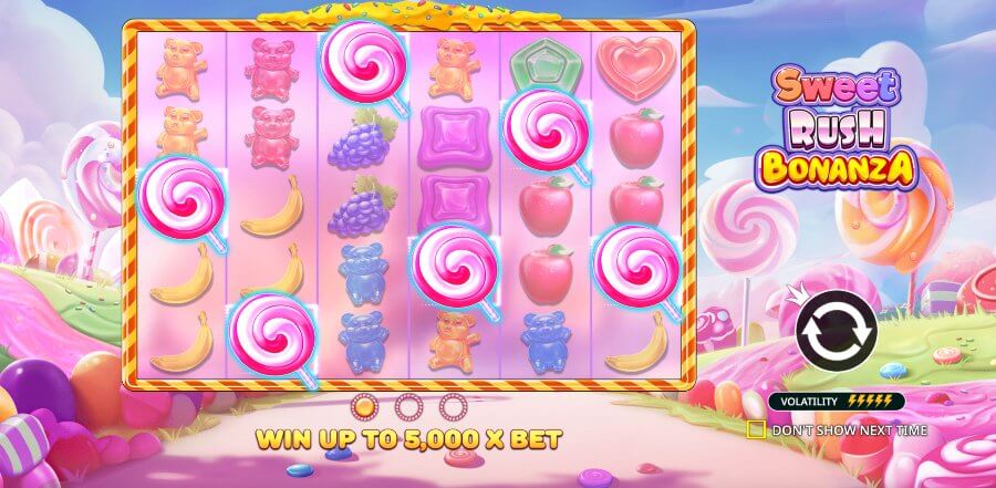 Sweet Rush Bonanza Graphics