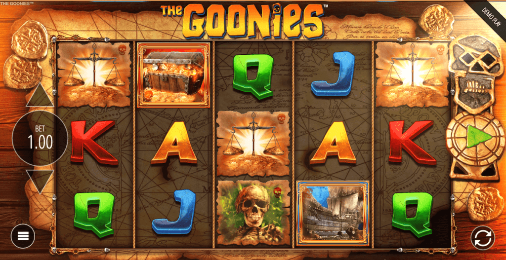 The Goonies main game board