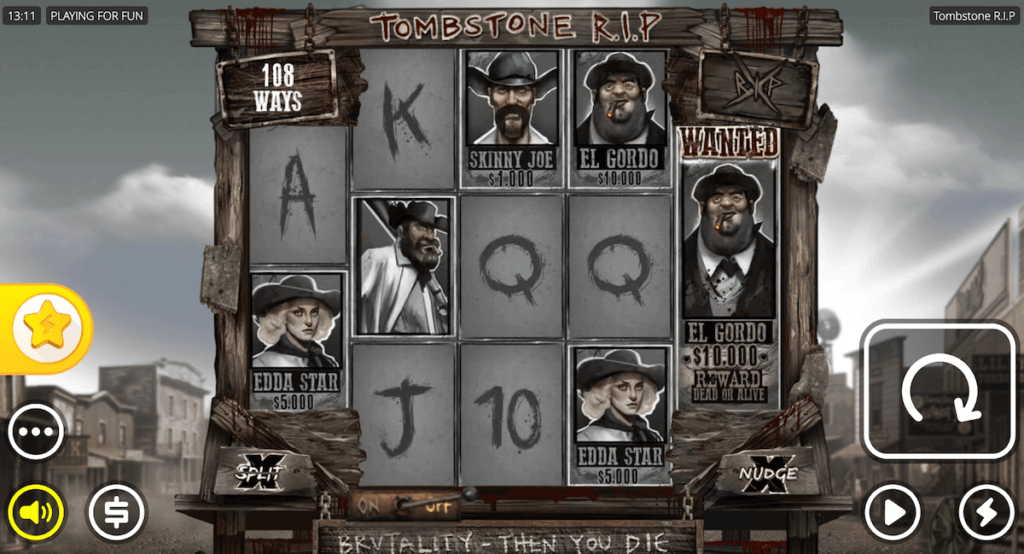 Tombstone R.I.P., online slots, UK casino sites