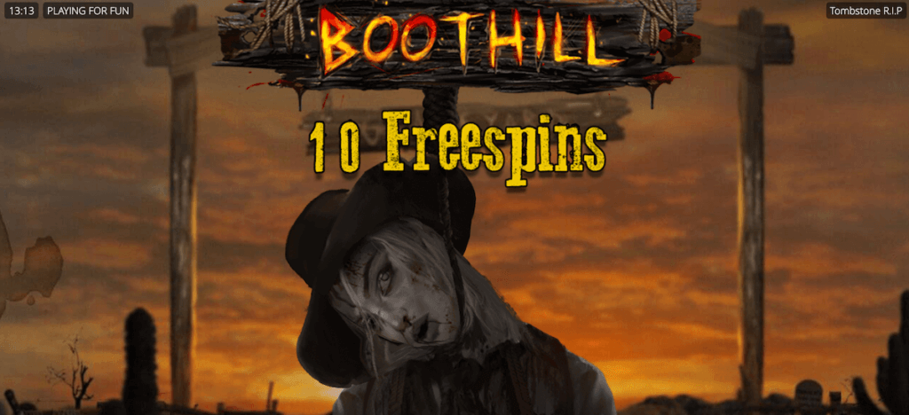 10 Free Spins in Bonus Round, Playing Tombstone R.I.P., online slot, UK casino sites