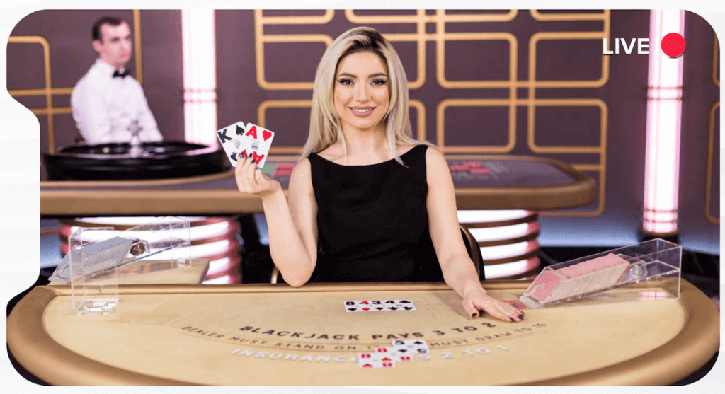 Unlimited blackjack ezugi live casino game UK