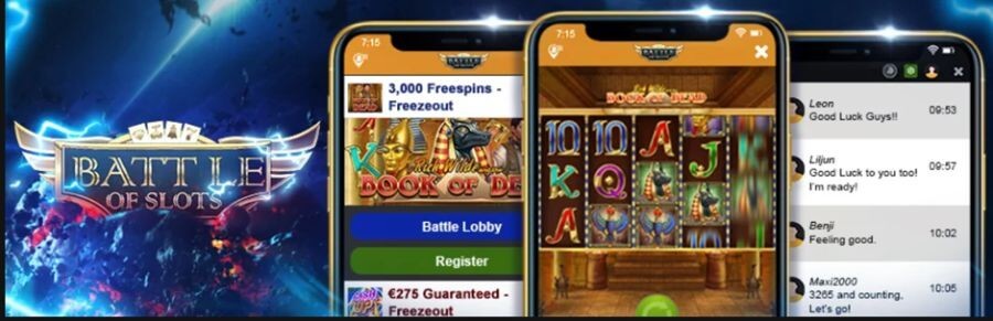 Videoslots battle of slots UK promo