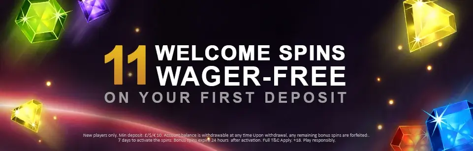 Videoslots wager free welcome spins