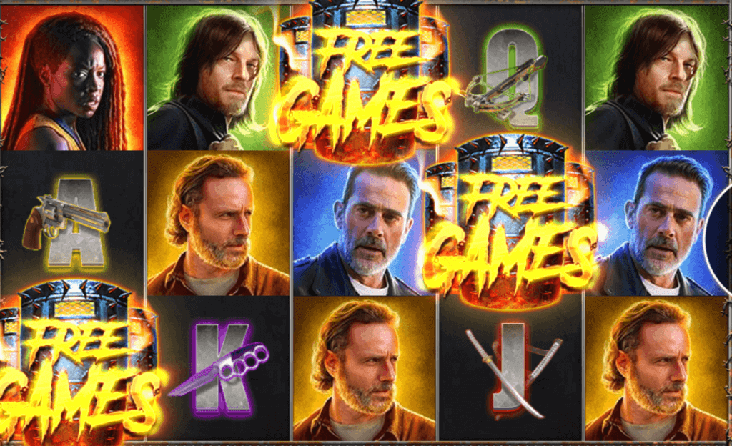 Players can win big during the free spins bonus round of The Walking Dead, online slots, UK casinos