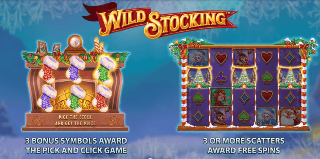 Wild Stocking Scatters and Pick and Click features