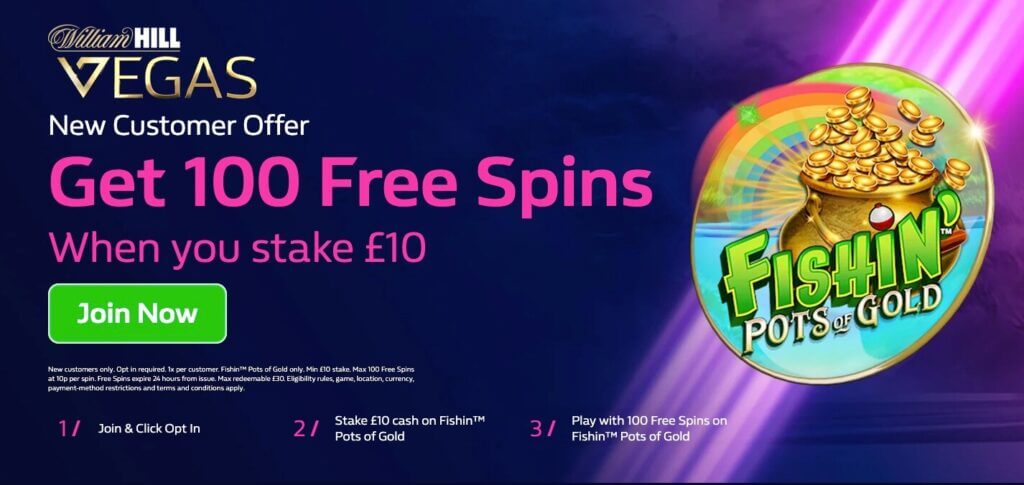 William Hill free spins welcome offer
