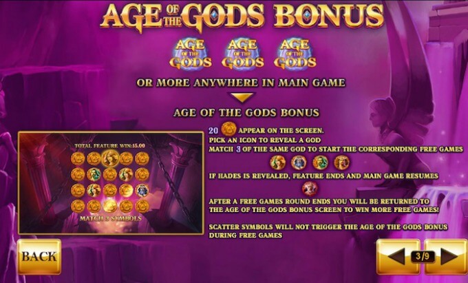 Play Age of the Gods at Paddy Power casino