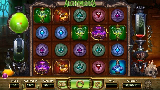 Play Alchymedes slot at Mr Green Casino Play Alchymedes slot at Mr Green Casino