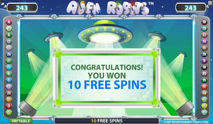 Play Alien Robots slot at Dunder Casino