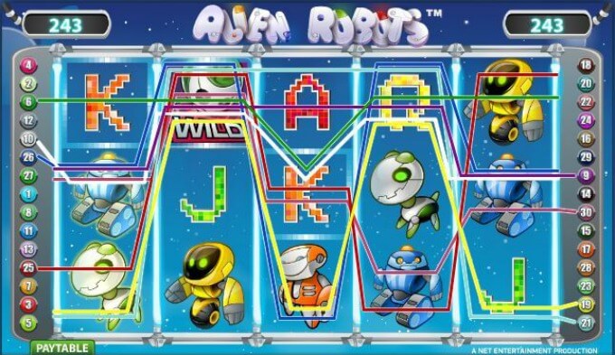 Play Alien Robots at Rizk casino