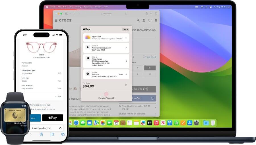 Apple Pay Mac iPhone Watch