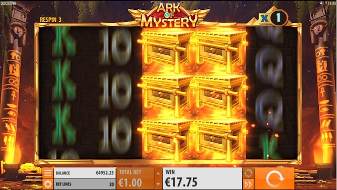 Ark of Mystery slot respins