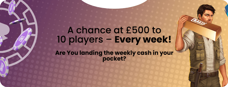 Barz Casino - Weekly Cash Draw