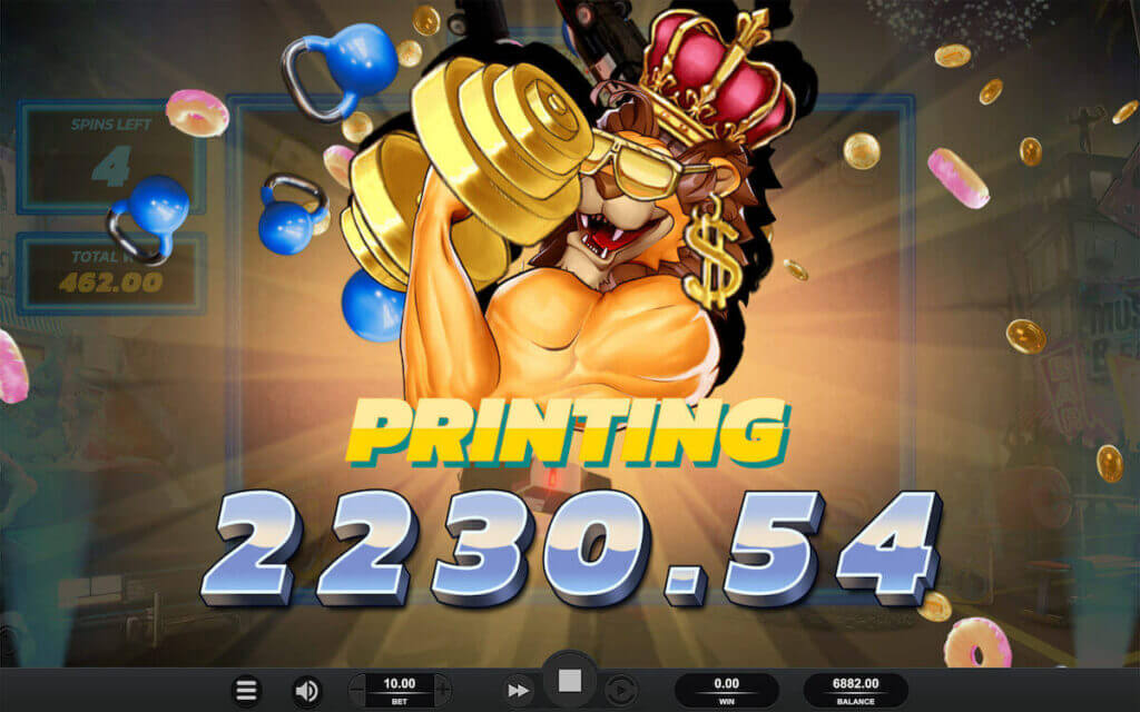 Big wins playing Beast Mode online slot