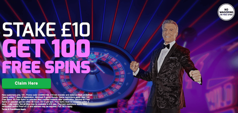 Claim 100 Wager Free Spins at Betfred today