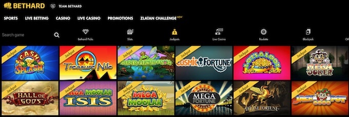 Bethard casino games