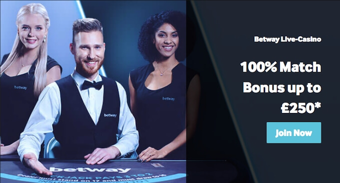 Click here to claim the Betway live casino bonus Betway live casino bonus