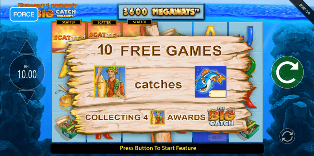 Fishin' Frenzy The Big Catch Megaways Free Spins Bonus