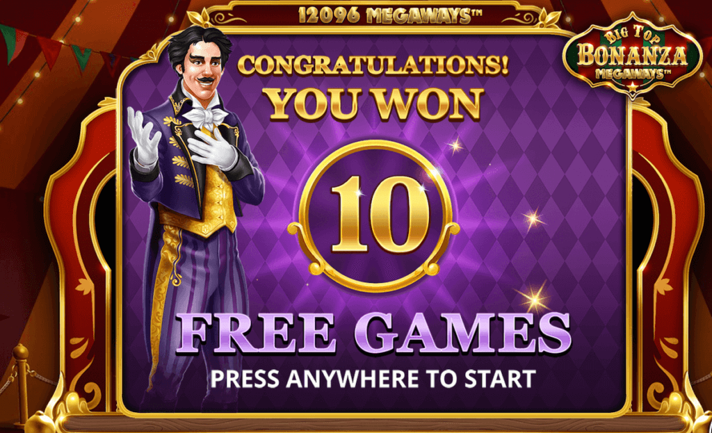 Win 10 Free Spins in the Bonus Game