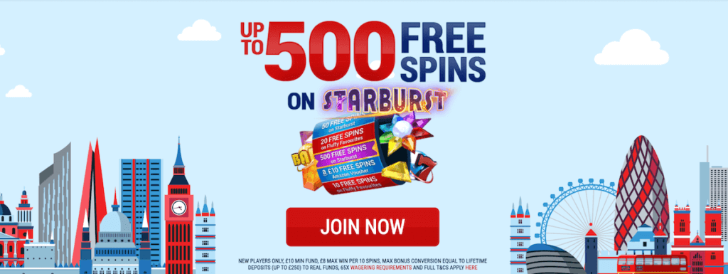 Britain Play Casino Welcome Bonus