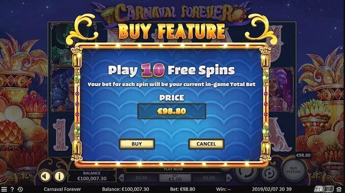 Carnival Fever buy feature