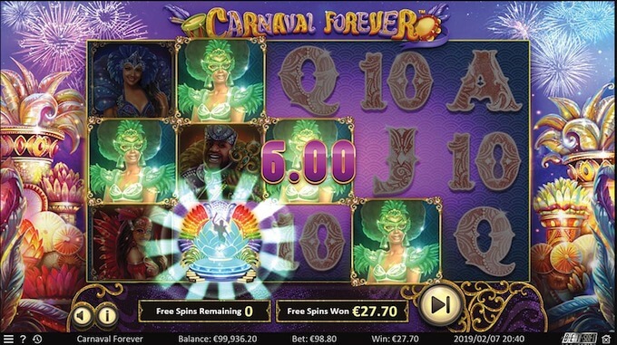 Carnival Fever slot free spins