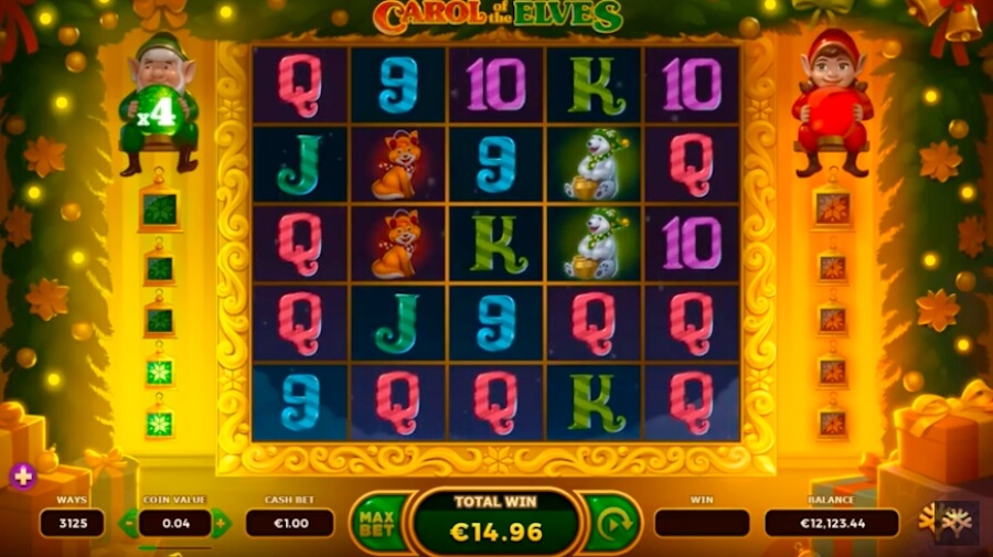 carol of the elves slot features