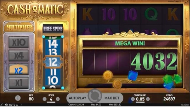 Play cash o matic slot