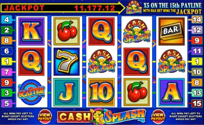 Play Cash Splash slot at Betsafe casino