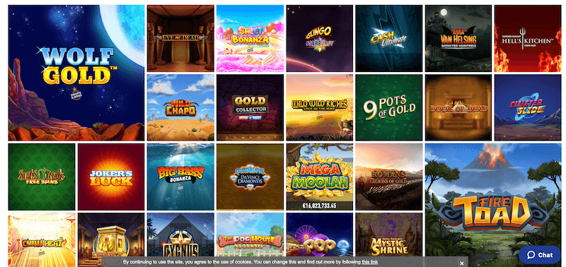 Play online slots at Slotnite Casino!