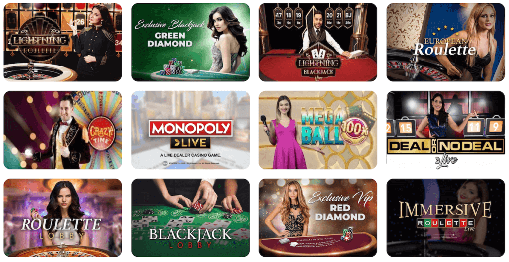 Play live dealer games at Casino Joy