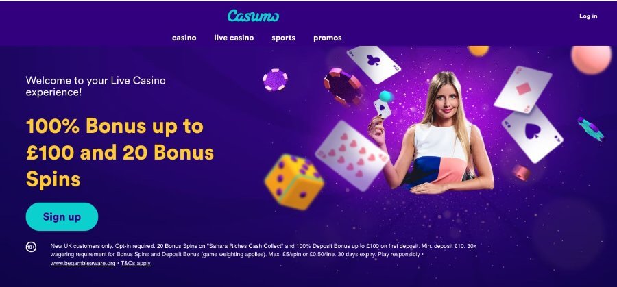 casumo welcome offer