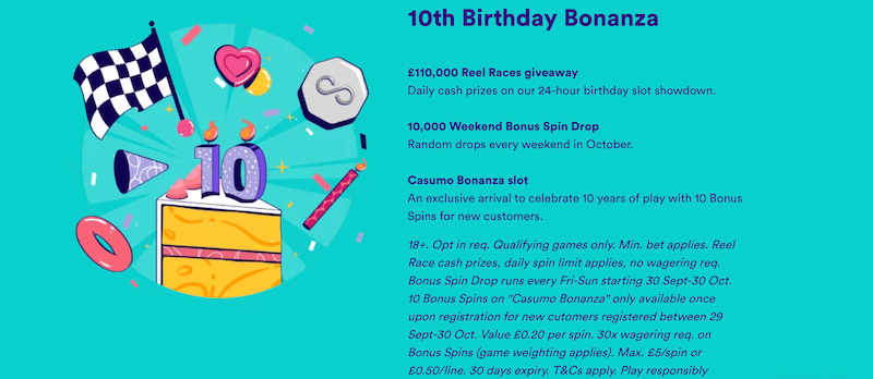 Casumo 10-year anniversary!