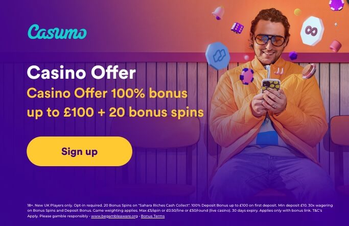 Casumo welcome offer