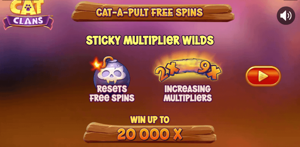Free Spins, Wilds, Multipliers, and More in Cat Clans Bonus Round