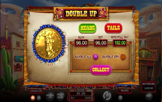 Chillipop slot gamble feature