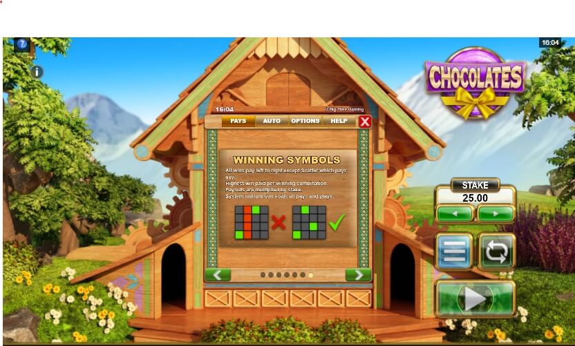 Try Chocolates slot Chocolates paytable