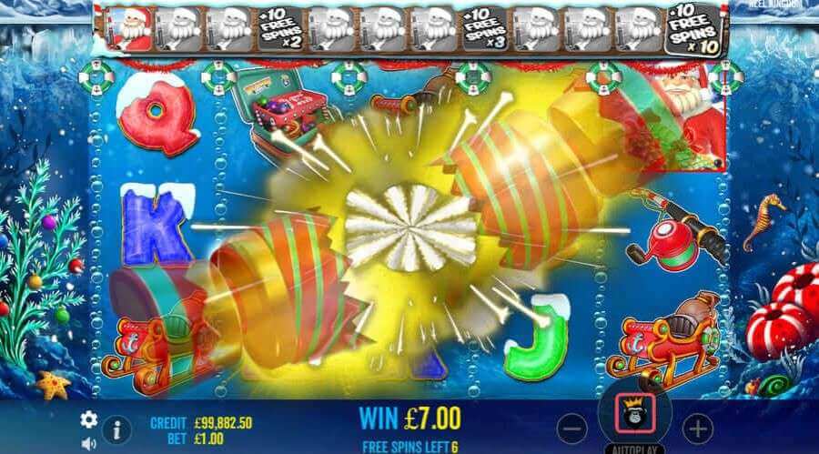 Christmas Big Bass cracker of prizes