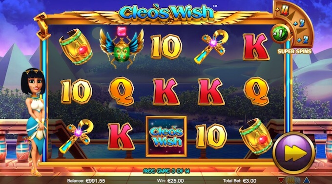 Cleo's Wish super spins