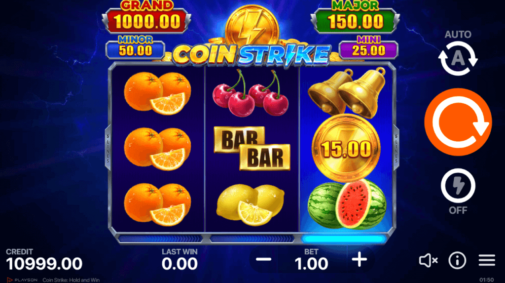 Coin Strike Hold And Win Slot Review UK - Four Jackpots