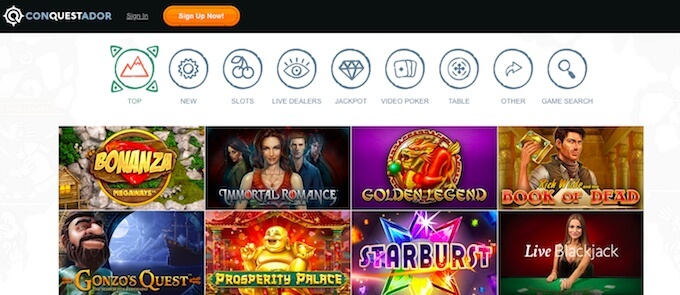 Online slots at Conquistador casino Conquestador online casino games