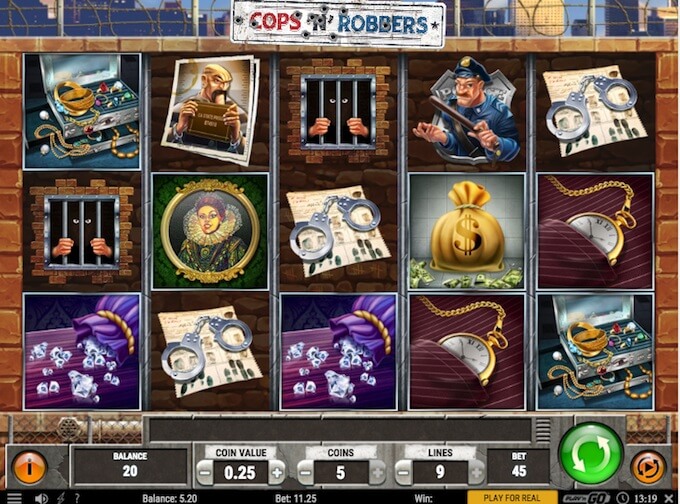 Cops and robbers slot